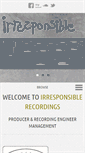 Mobile Screenshot of irresponsiblerecordings.com
